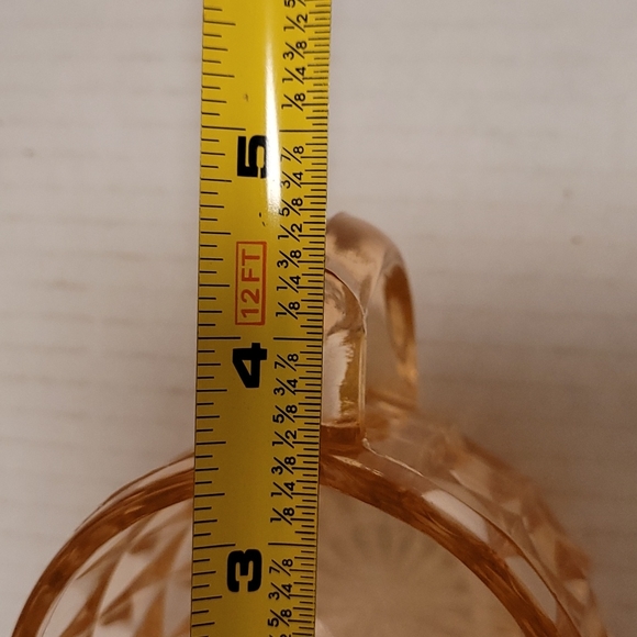 Beautiful Vintage Pink Depression Glass Creamer - Picture 10 of 11
